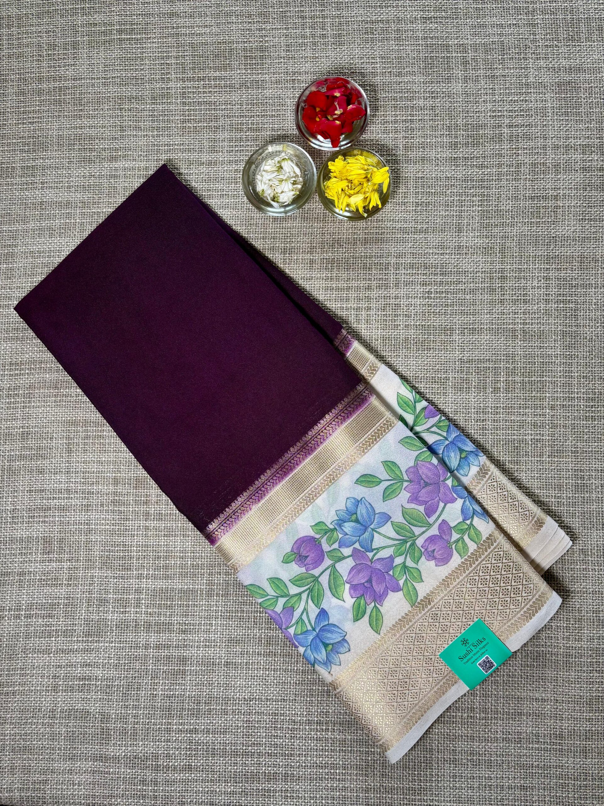 Premium Mysore Crepe Digital Print