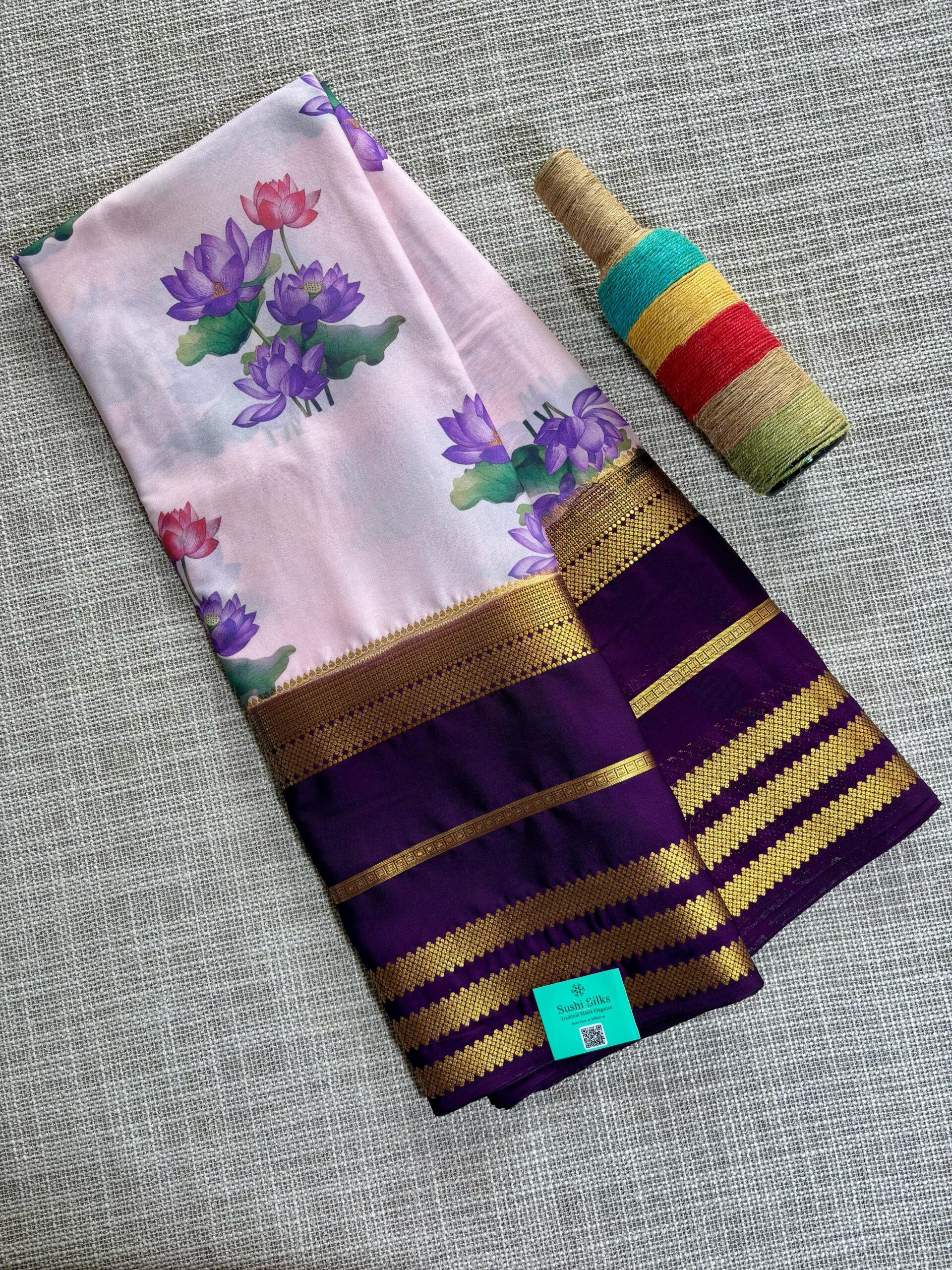 Semi Mysore Crepe Digital