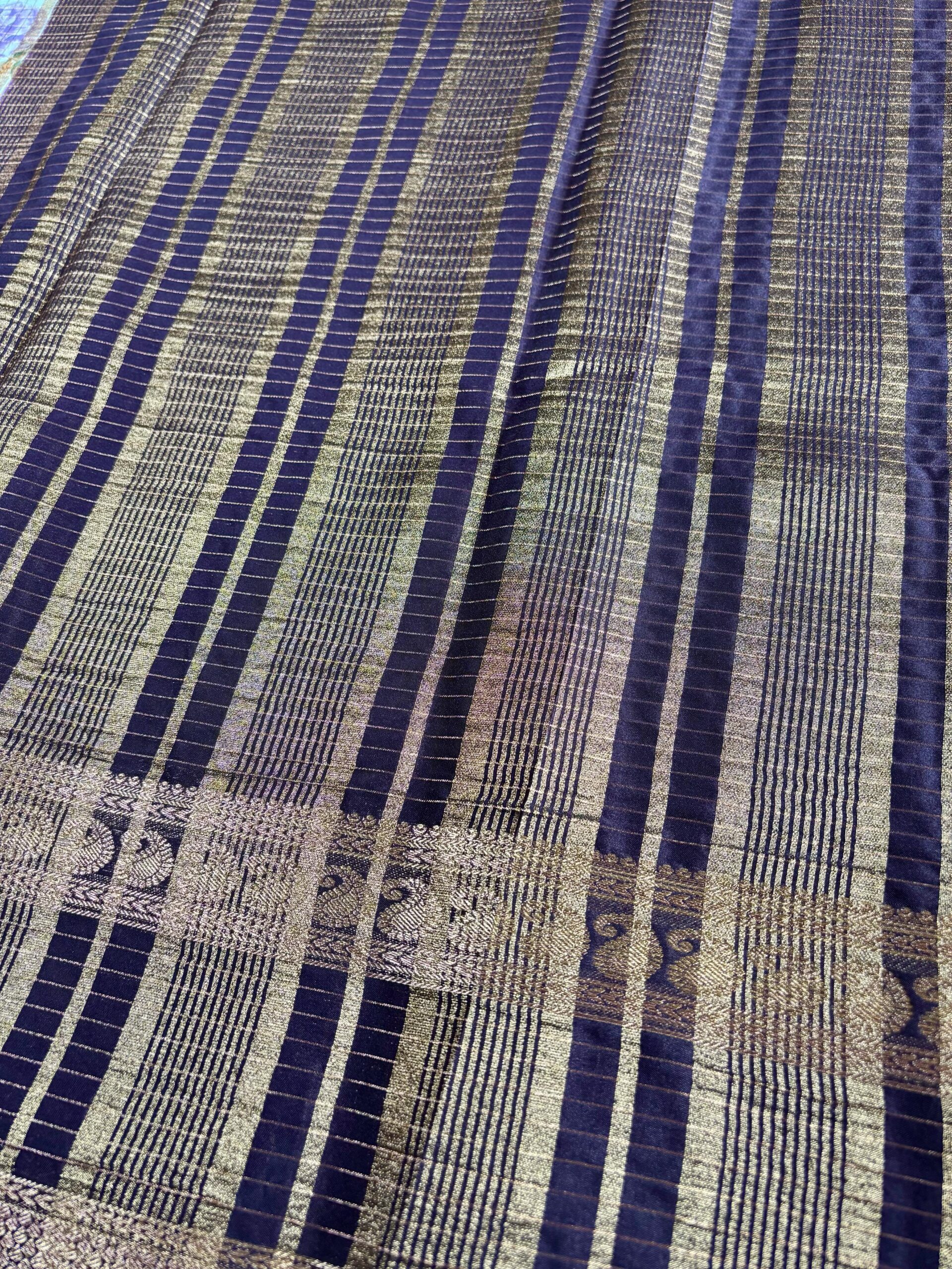 Semi Mysore Crepe Digital Check Print - Image 3