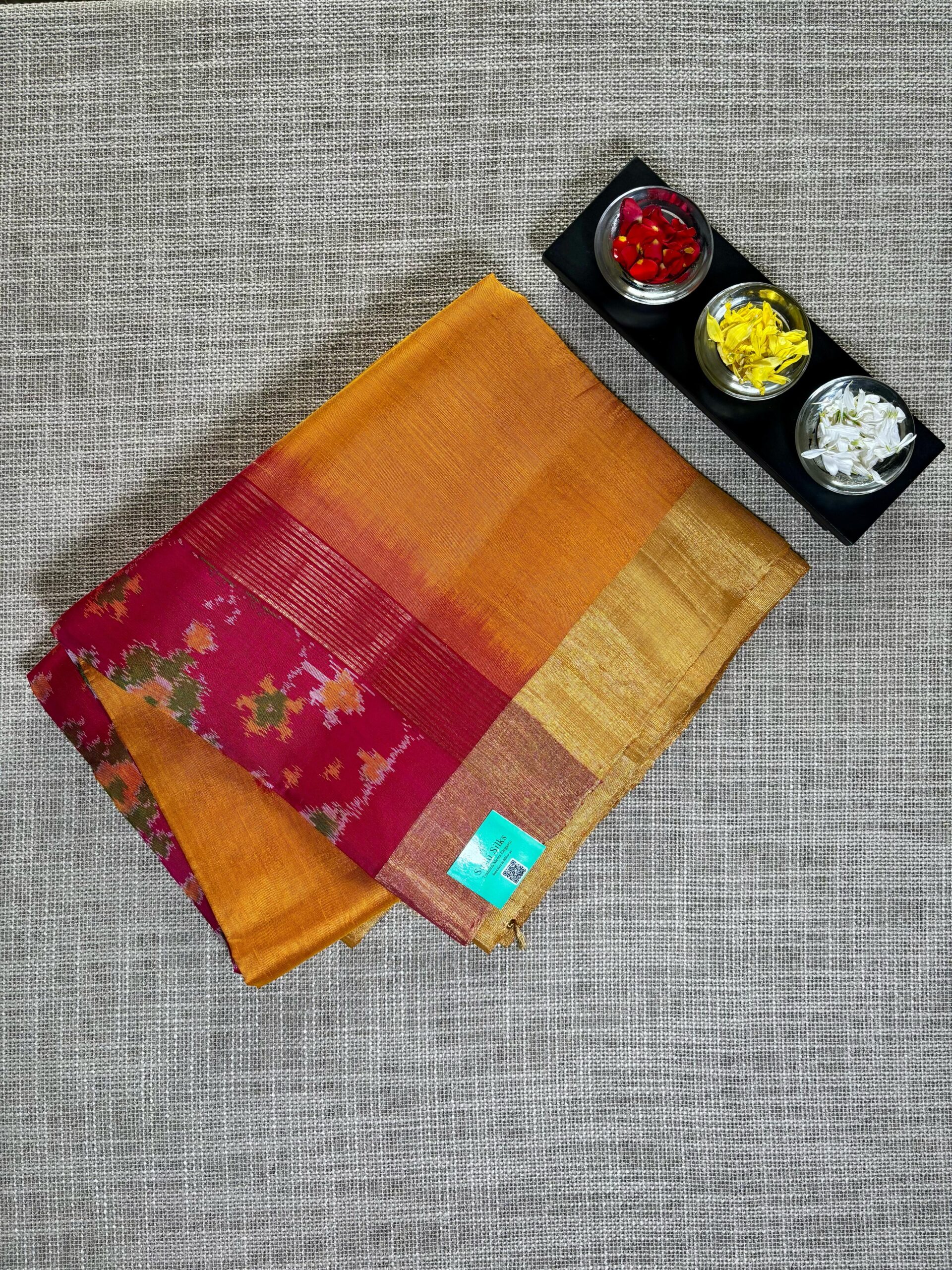 Dupion Handloom Ikkat