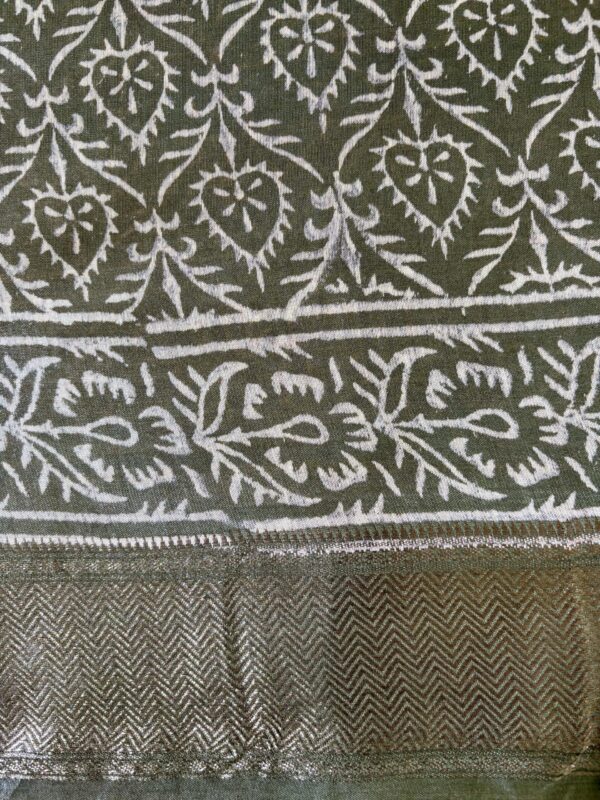 Art Silk Maheshwari Block Print - Image 2