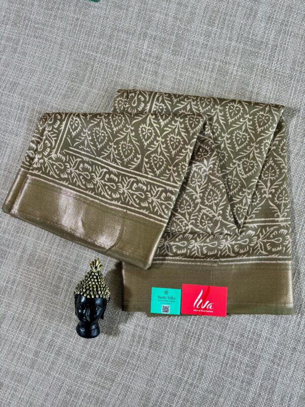 Art Silk Maheshwari Block Print