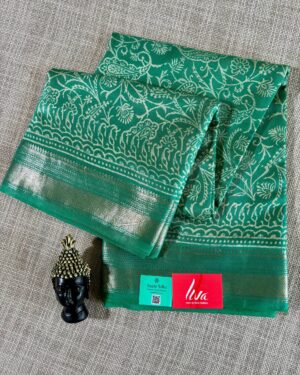 Art Silk Maheshwari Block Print