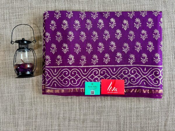 Art Silk Block Print