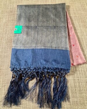 Tussar Embroidery Saree