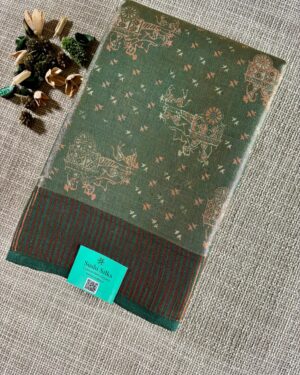 Tissue Viscose Zari Border