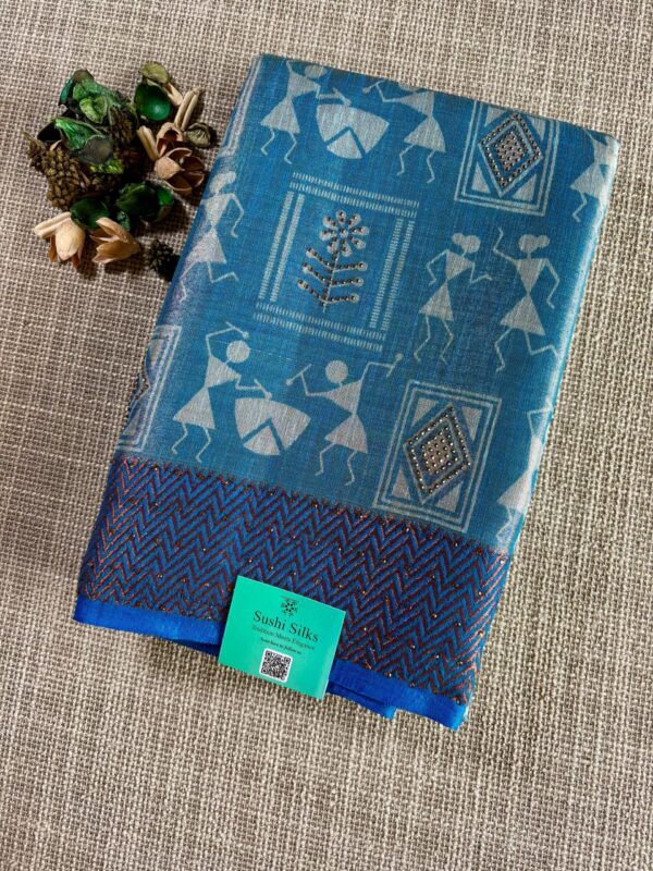 Tissue Viscose Swarovski work