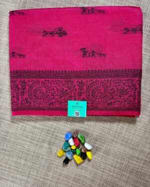 Kalamkari Tussar silk