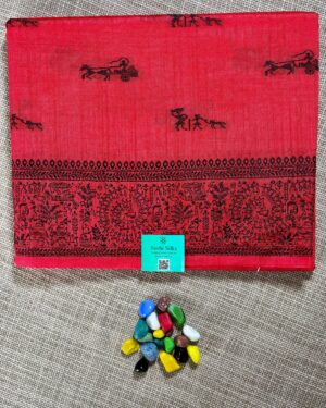 Kalamkari Tussar silk