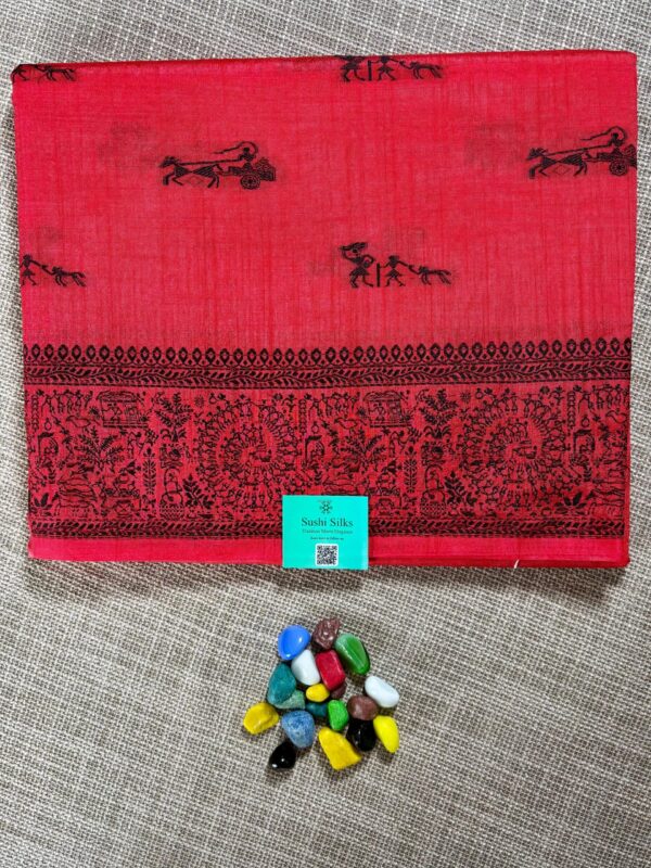 Kalamkari Tussar silk