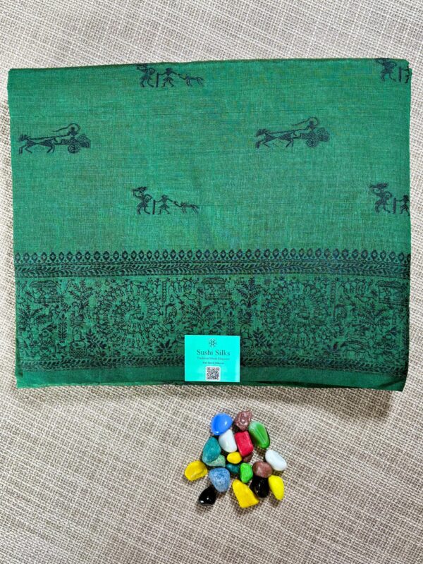 Kalamkari Tussar silk
