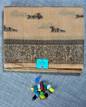 Kalamkari Tussar silk