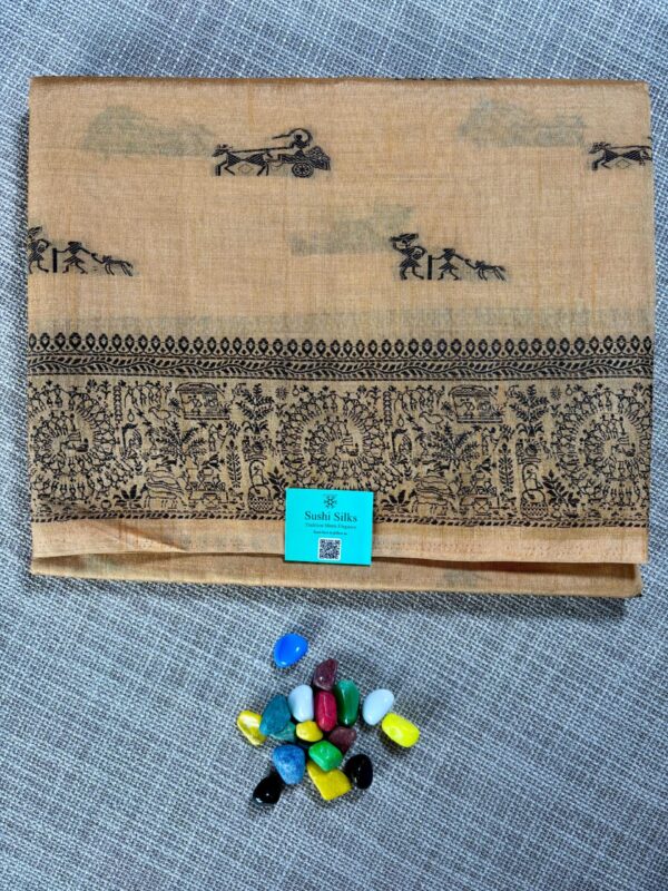 Kalamkari Tussar silk