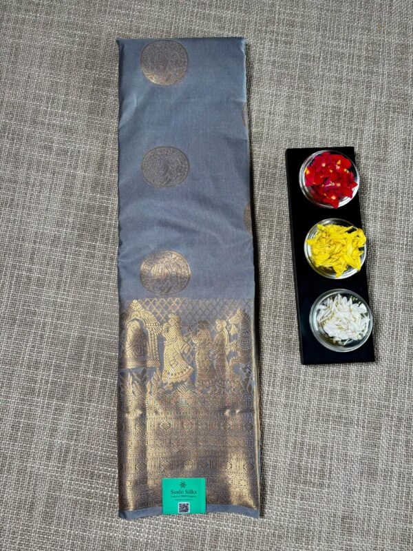Semi Silk Self Butta Boarder - Image 2