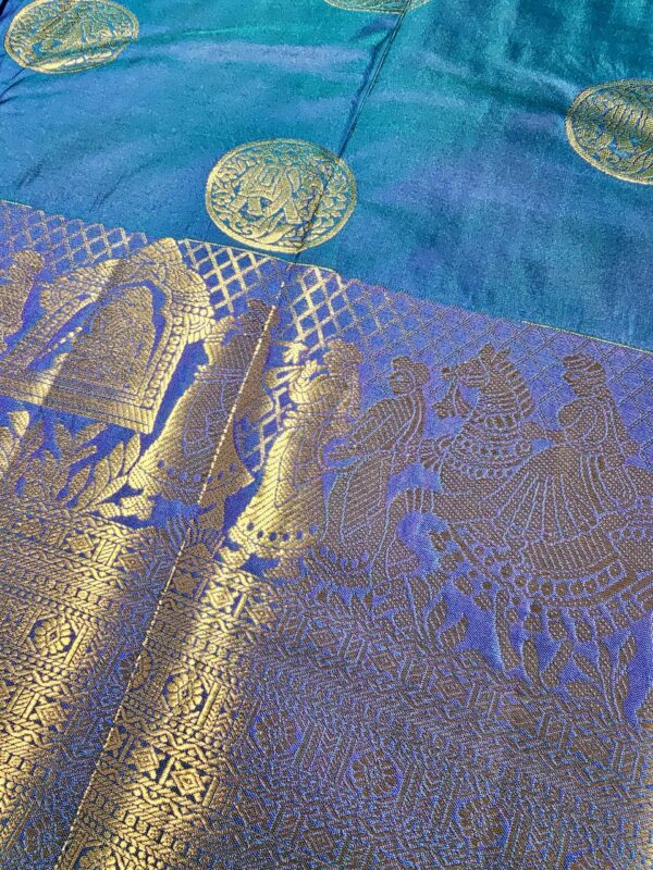 Semi Silk Self Butta Boarder - Image 4