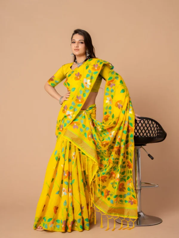 Karvaah Cotton Jamdani - Image 5