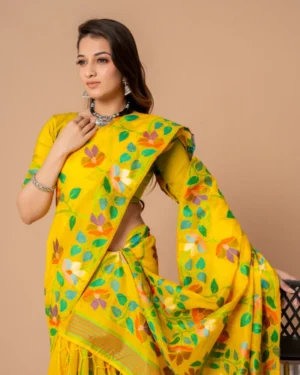 Karvaah Cotton Jamdani