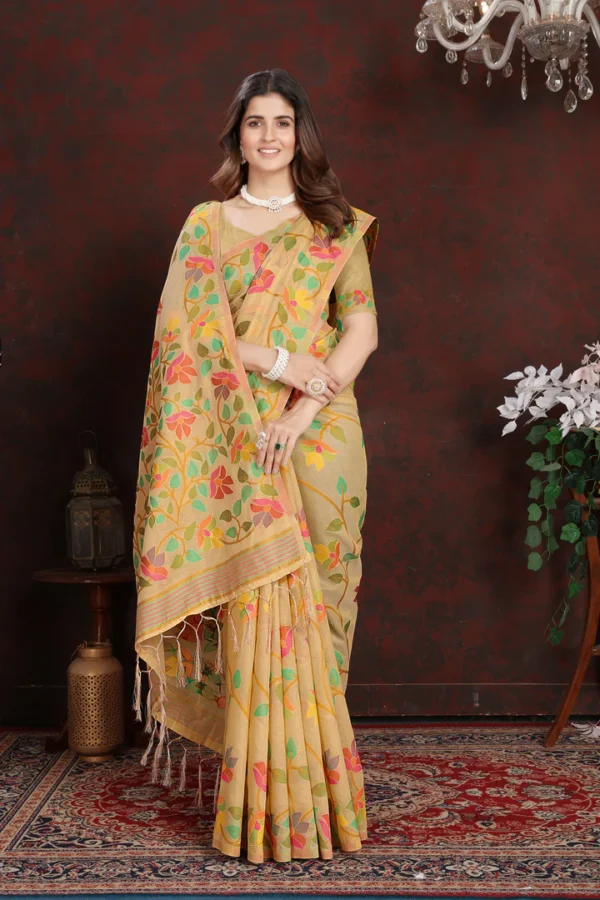 Karvaah Cotton Jamdani - Image 5