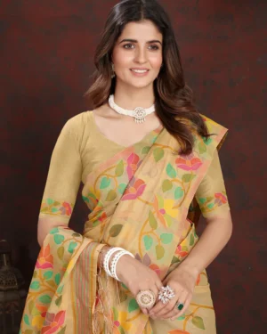 Karvaah Cotton Jamdani
