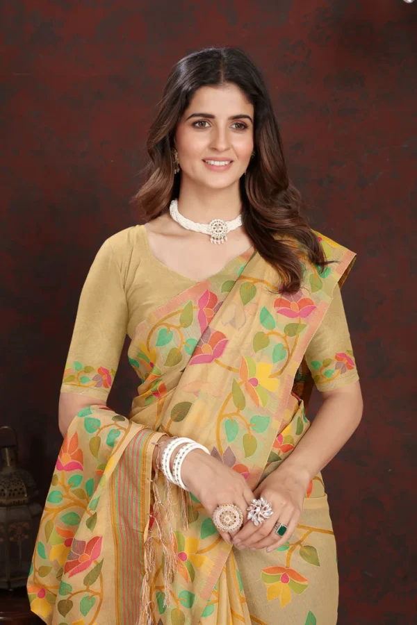 Karvaah Cotton Jamdani