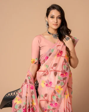 Karvaah Cotton Jamdani