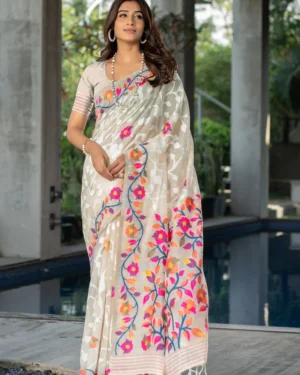 Ruhani Simply Cotton Jamdani