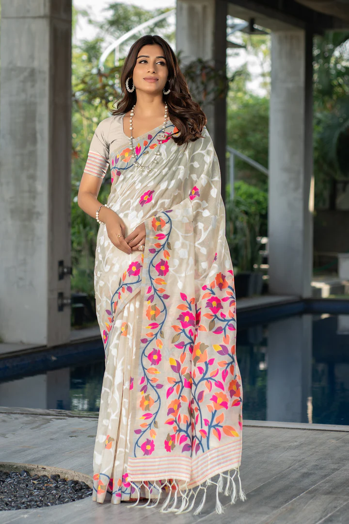 Ruhani Simply Cotton Jamdani