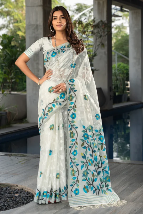 Ruhani Simply Cotton Jamdani - Image 2