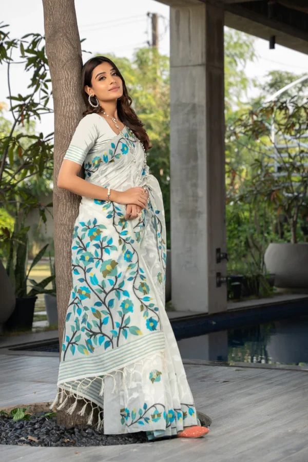 Ruhani Simply Cotton Jamdani - Image 3