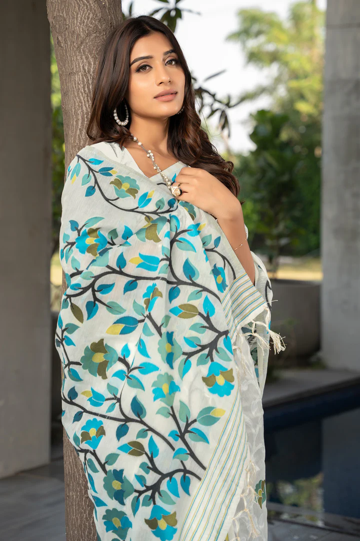 Ruhani Simply Cotton Jamdani